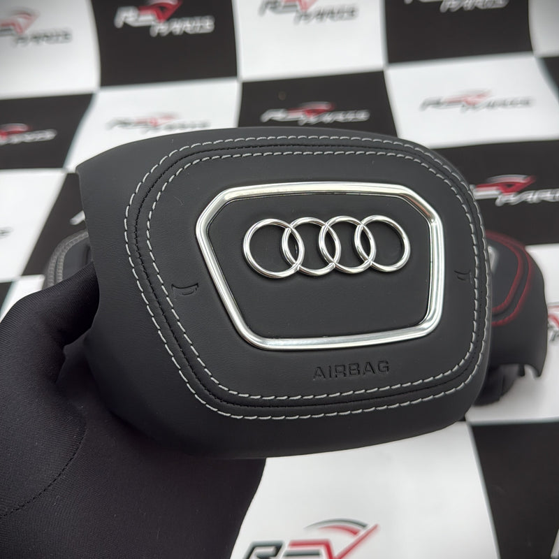 Audi airbag cover silver logo